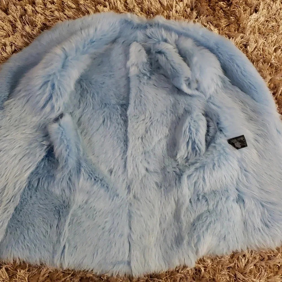 100% real sheepskin fur suede vest made in England size S - Picture 8 of 8